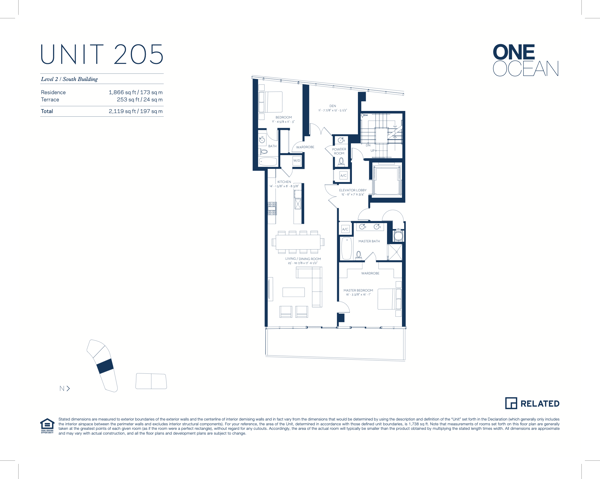 One Ocean South Beach floorplan 05c