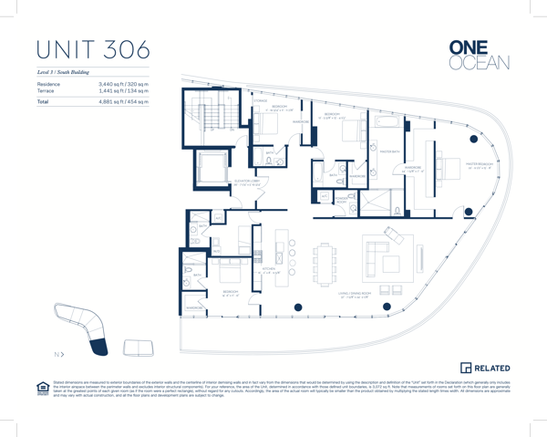 One Ocean South Beach floorplan 06b