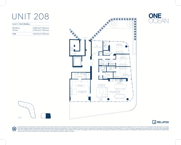 One Ocean South Beach floorplan 08c
