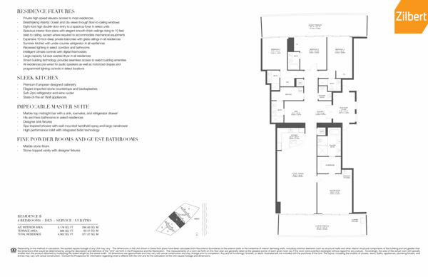Residences by Armani Casa floorplan B