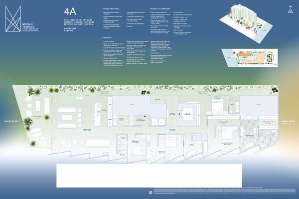 Monad Terrace floorplan 4A