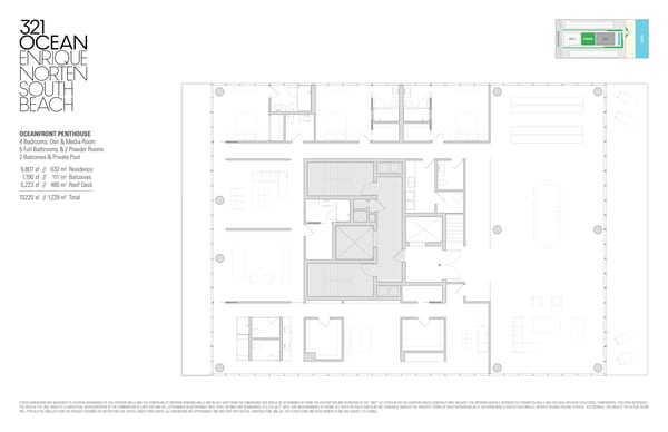 321 Ocean floorplan PH