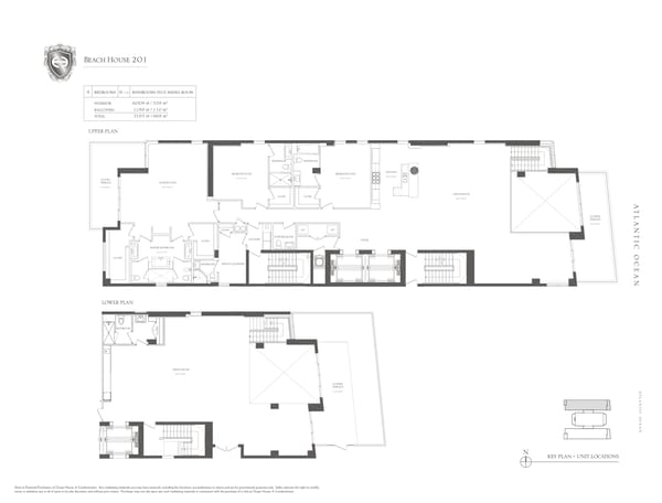 Ocean House South Beach floorplan 201