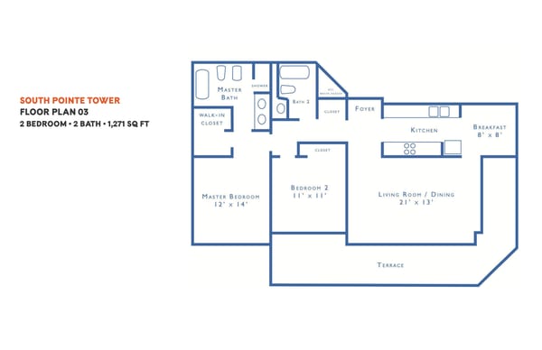 South Pointe Towers floorplan 03