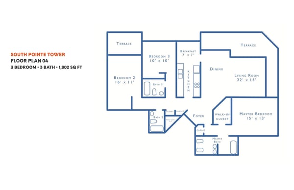 South Pointe Towers floorplan 04