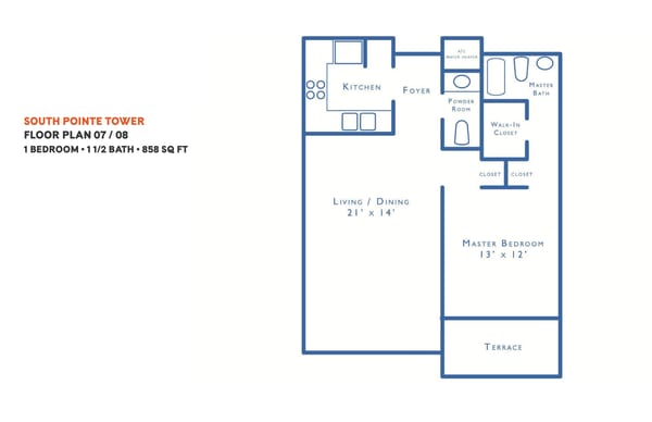 South Pointe Towers floorplan 08