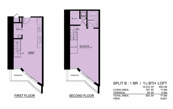 Infinity floorplan B