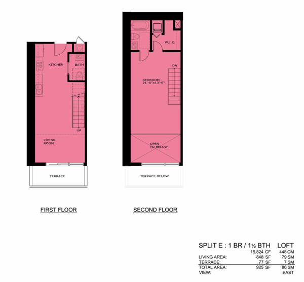 Infinity floorplan E