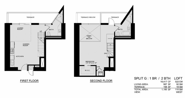 Infinity floorplan G