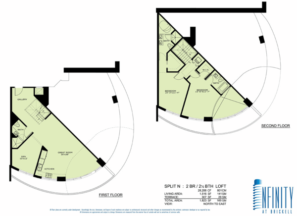 Infinity floorplan N