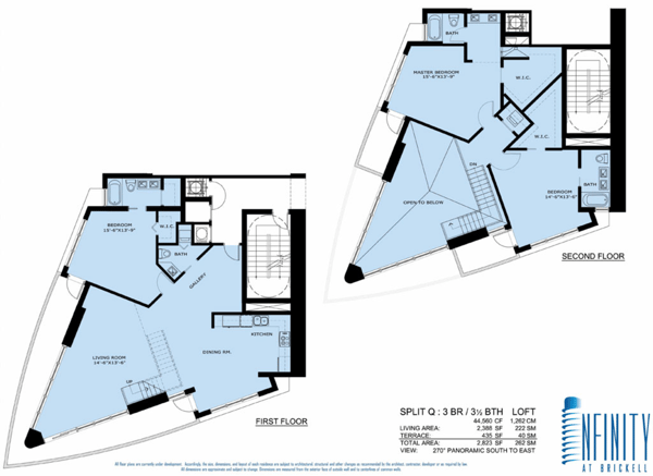 Infinity floorplan Q