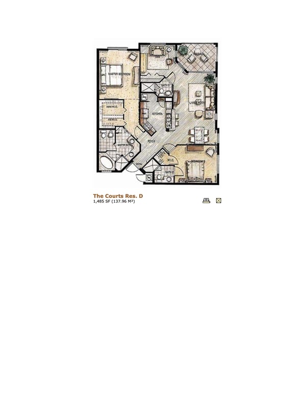 Cosmopolitan Courts floorplan D