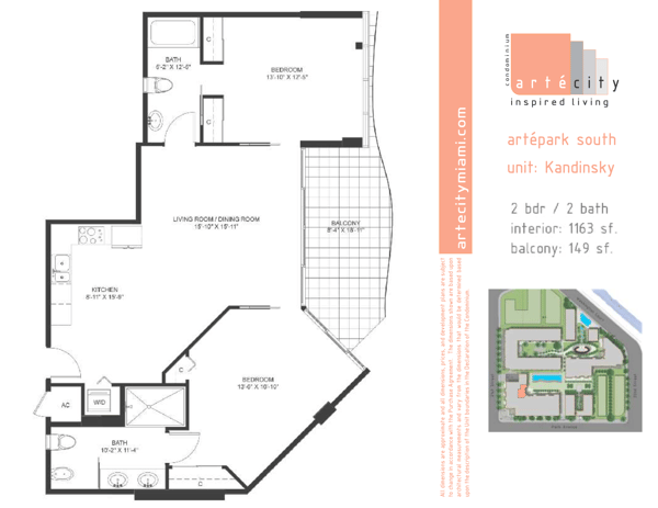 Artepark South floorplan Kandinsky