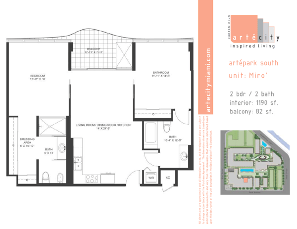 Artepark South floorplan Miro