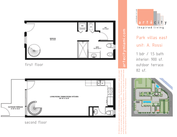Artepark South floorplan A. Rossi