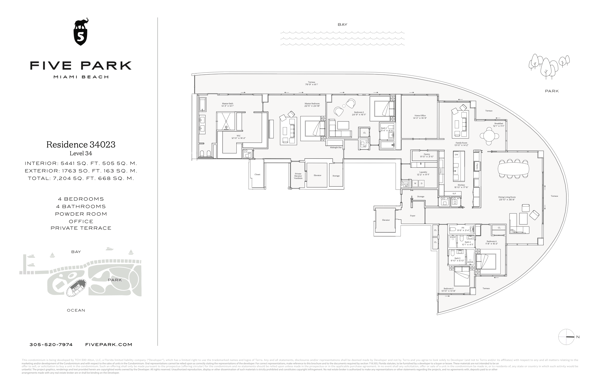 Five Park floorplan Canopy PH-34