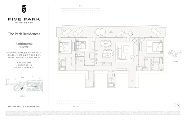 Five Park floorplan Park 03