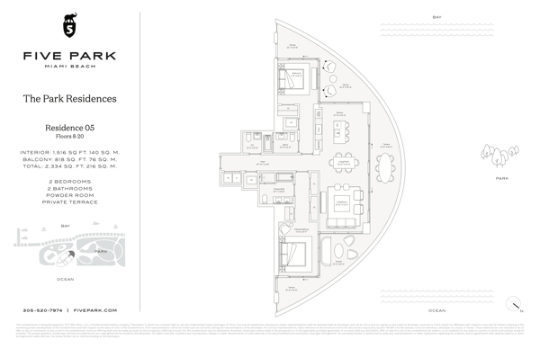 Five Park floorplan Park 05