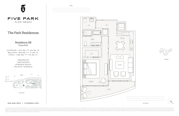 Five Park floorplan Park 06
