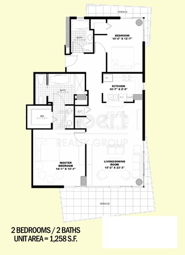 Ocean Place East floorplan H