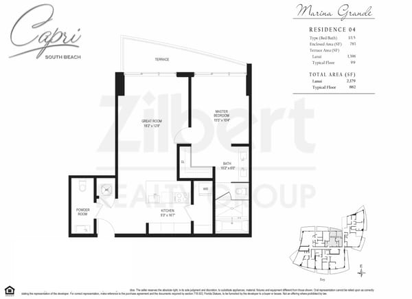 Capri South Beach - Marina Grande floorplan 04